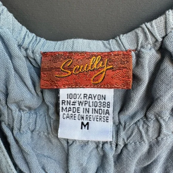 Scully Ash Gray Lace-Up Maxi Dress - Picture 4 of 7